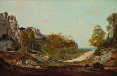 Landschaft bei Saint-André, in der Nähe von Marseille von Paul Guigou