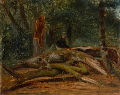 Im Wald von Villers-Cotterêts von Paul Huet