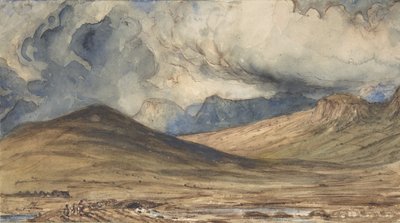 Berge der Auvergne, 1831-33 von Paul Huet