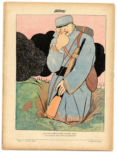 La Baionnette, Satirisch in Farben von Paul Iribe