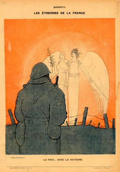 La Baionnette, Satirisch in Farben von Paul Iribe