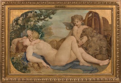 Kybele und Amphitrite, 1859 von Paul Jacques Aimé Baudry