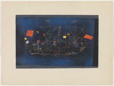Abenteuerschiff, 1927 von Paul Klee