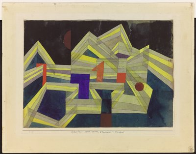 Architektur, Transparent-Strukturell von Paul Klee
