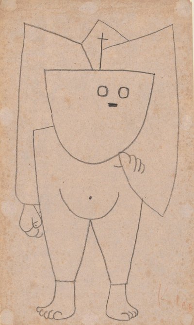 Christliches Gespenst, 1939 von Paul Klee