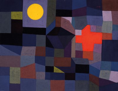 Feuer bei Vollmond von Paul Klee