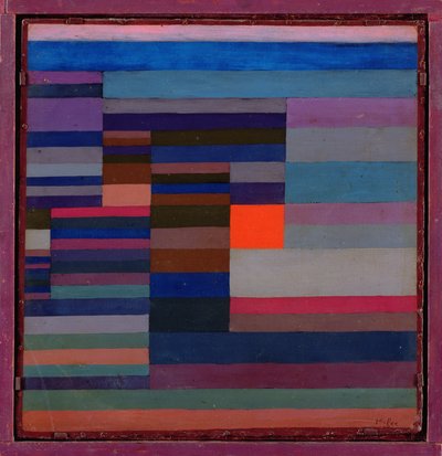 Feuer am Abend von Paul Klee