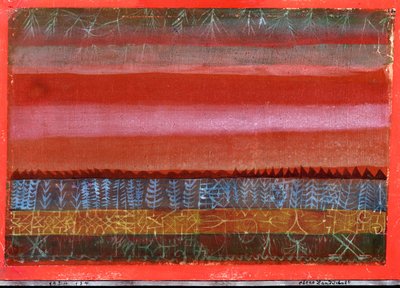 Flache Landschaft von Paul Klee