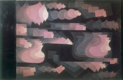 Fuge in Rot von Paul Klee