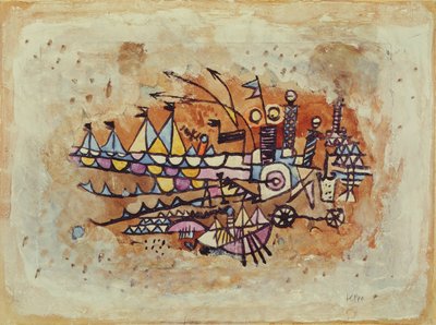Hafenszene von Paul Klee