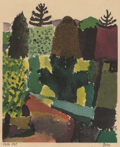 Park, 1920 von Paul Klee