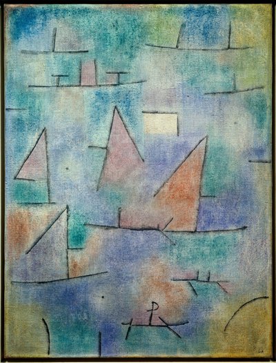 Hafen und Segelboote von Paul Klee