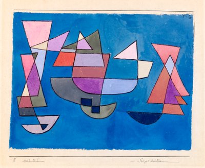 Segelschiffe, 1927 von Paul Klee