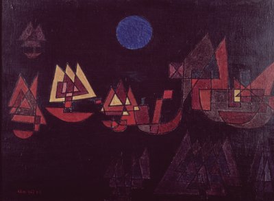 Schiffe im Dunkeln von Paul Klee