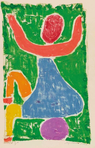 Spielendes Kind, 1938 von Paul Klee