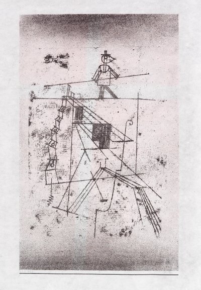 Seiltänzer, 1923 von Paul Klee