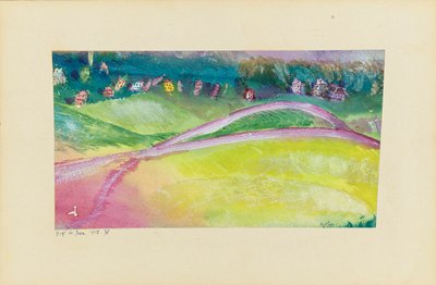 Dorf in der Nähe von Bern von Paul Klee