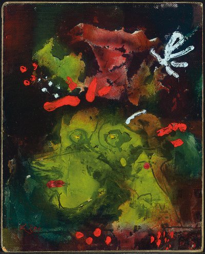 Frau in ihrer Sonntagskleidung von Paul Klee