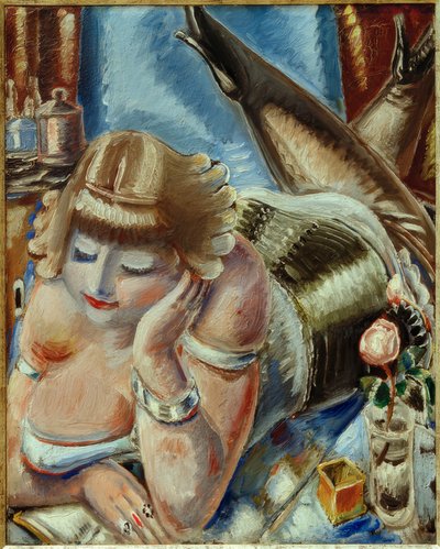 Lesende Frau von Paul Kleinschmidt