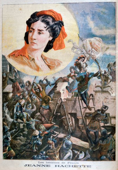 Jeanne Hachette, französische Heldin von Paul Merwart