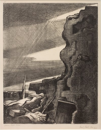 Deutscher Doppelbunker, Gheluvelt von Paul Nash