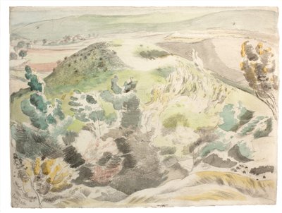 Windiger Hügel von Paul Nash