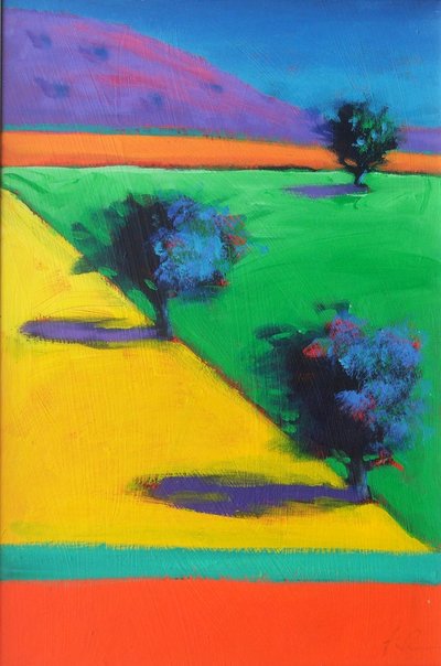 Gelbes Feld von Paul Powis