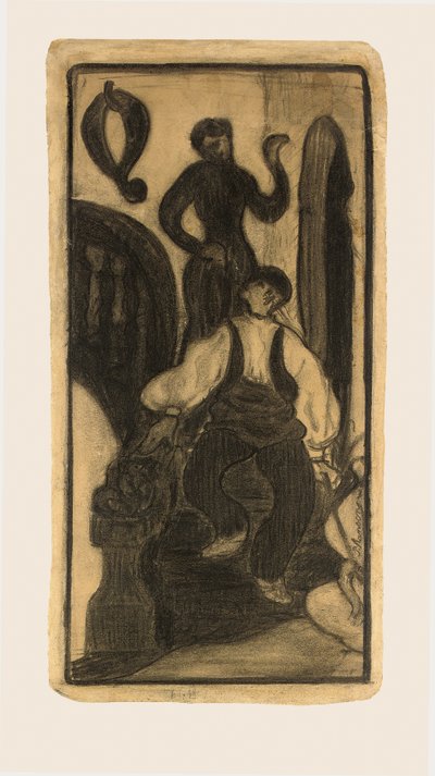 Treppe in einem Gasthaus, Baskenland, 1893 von Paul Elie Ranson