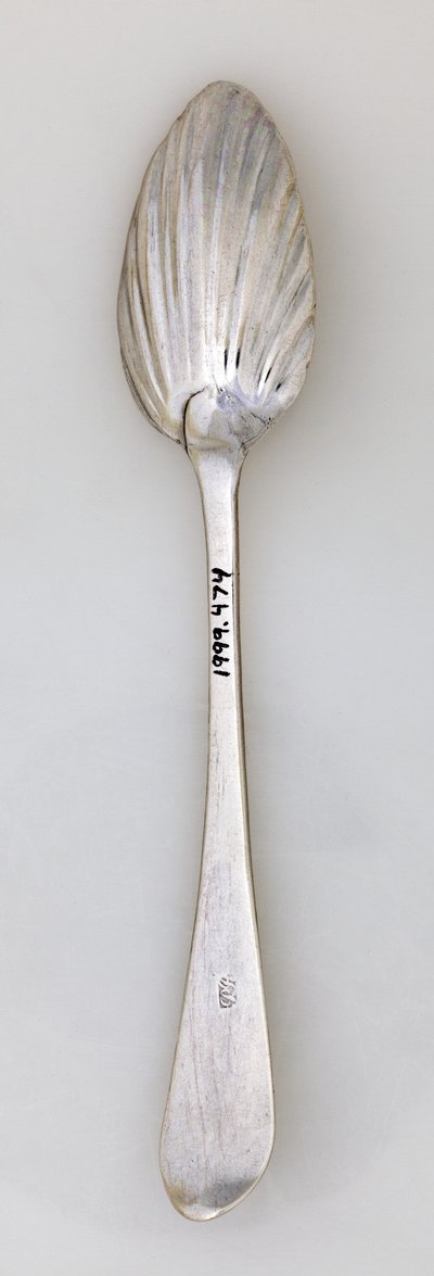 Geriffelter Teelöffel, ca. 1785 von Paul Revere