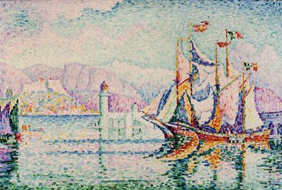 Antibes - Der Morgen von Paul Signac