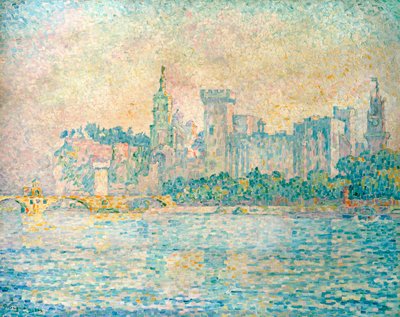 Avignon, Morgen, 1909 von Paul Signac