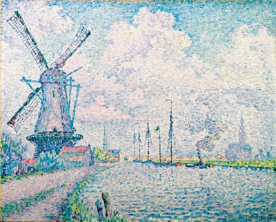 Kanal in Overschie von Paul Signac