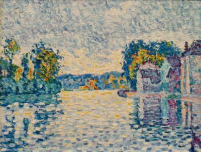 Die Seine bei Samois von Paul Signac