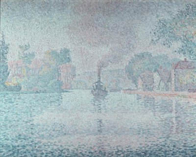 Die Seine bei Samois von Paul Signac