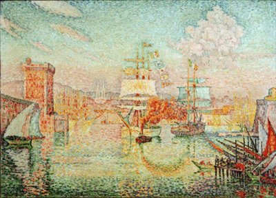 Eingang zum Hafen von Marseille von Paul Signac