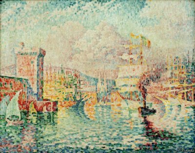 Hafen von Marseille von Paul Signac