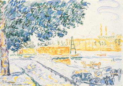 Die Seine in Asnières von Paul Signac