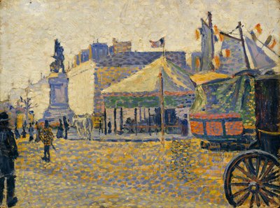 Place de Clichy, 1887 von Paul Signac