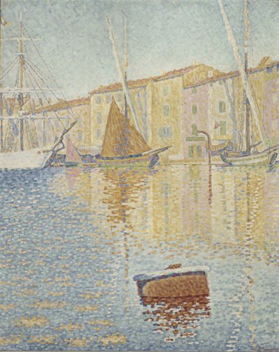 Rote Boje (La bouée rouge) von Paul Signac