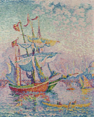 Das Goldene Horn. Die Brücke, 1907 von Paul Signac