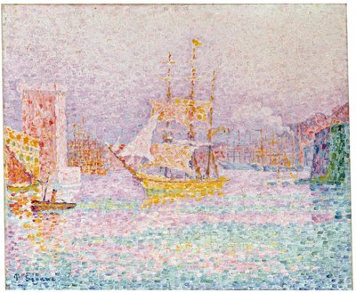 Der Hafen von Marseille, 1907 von Paul Signac