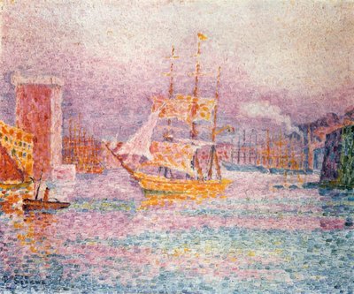 Der Hafen von Marseille, 1907 von Paul Signac