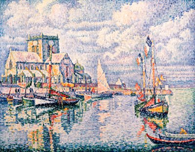 Der Hafen von Barfleur, 1931 von Paul Signac