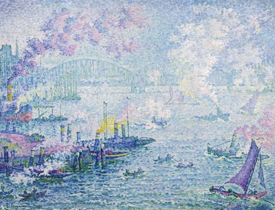 Der Hafen von Rotterdam, 1907 von Paul Signac