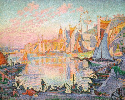 Der Hafen von Saint-Tropez von Paul Signac