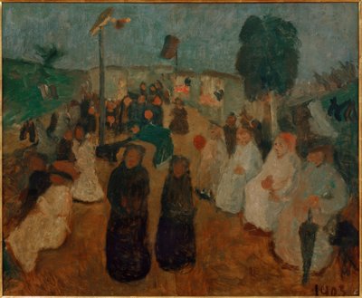 Abendliches Fest in Worpswede von Paula Modersohn Becker