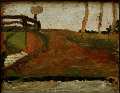 Moorlandschaft mit Brücke von Paula Modersohn Becker