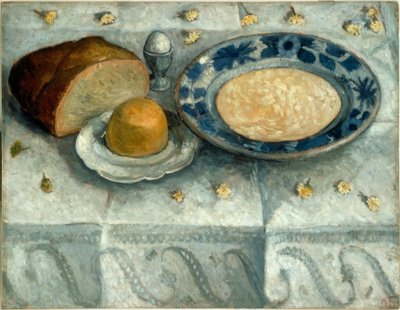 Stilleben mit Milchsatte von Paula Modersohn Becker