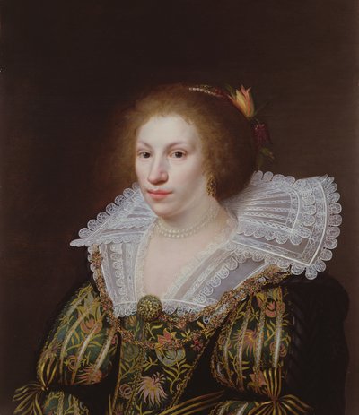 Porträt einer jungen Frau von Paulus Moreelse