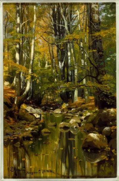 Waldbach im Spätsommer von Peder Monsted